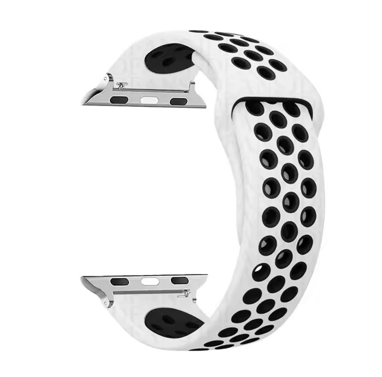 Silicone Sport Strap for OG & Apple Watch – Breathable Two-Tone, Multiple Colors