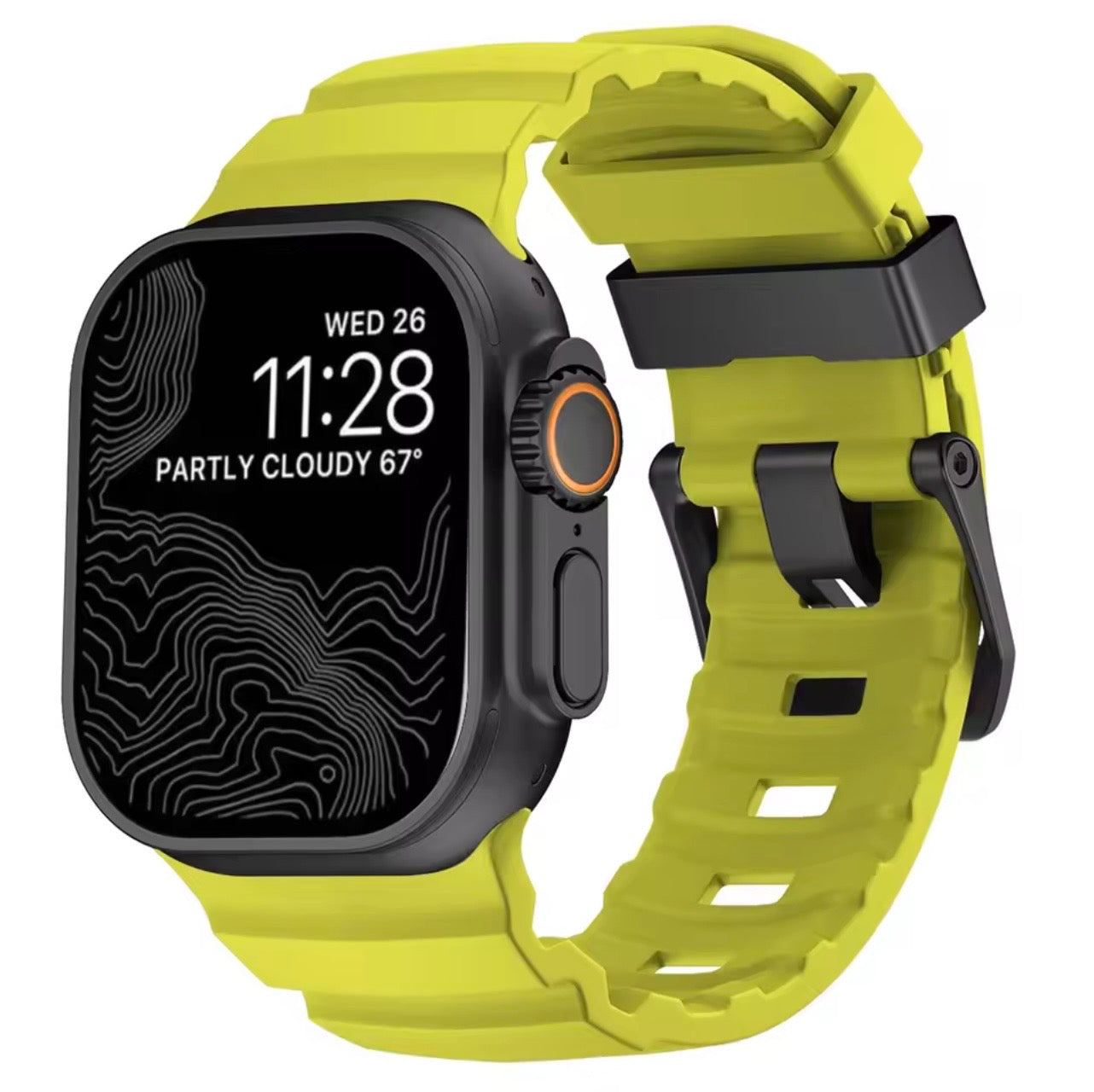 Rugged Silicone Sport Band for OG & Apple Watch