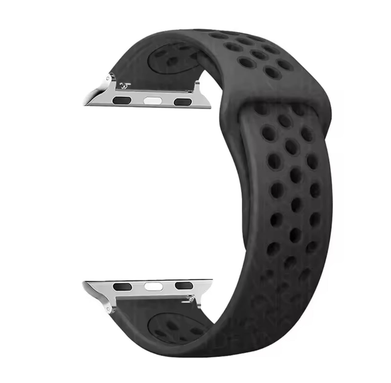 Silicone Sport Strap for OG & Apple Watch – Breathable Two-Tone, Multiple Colors