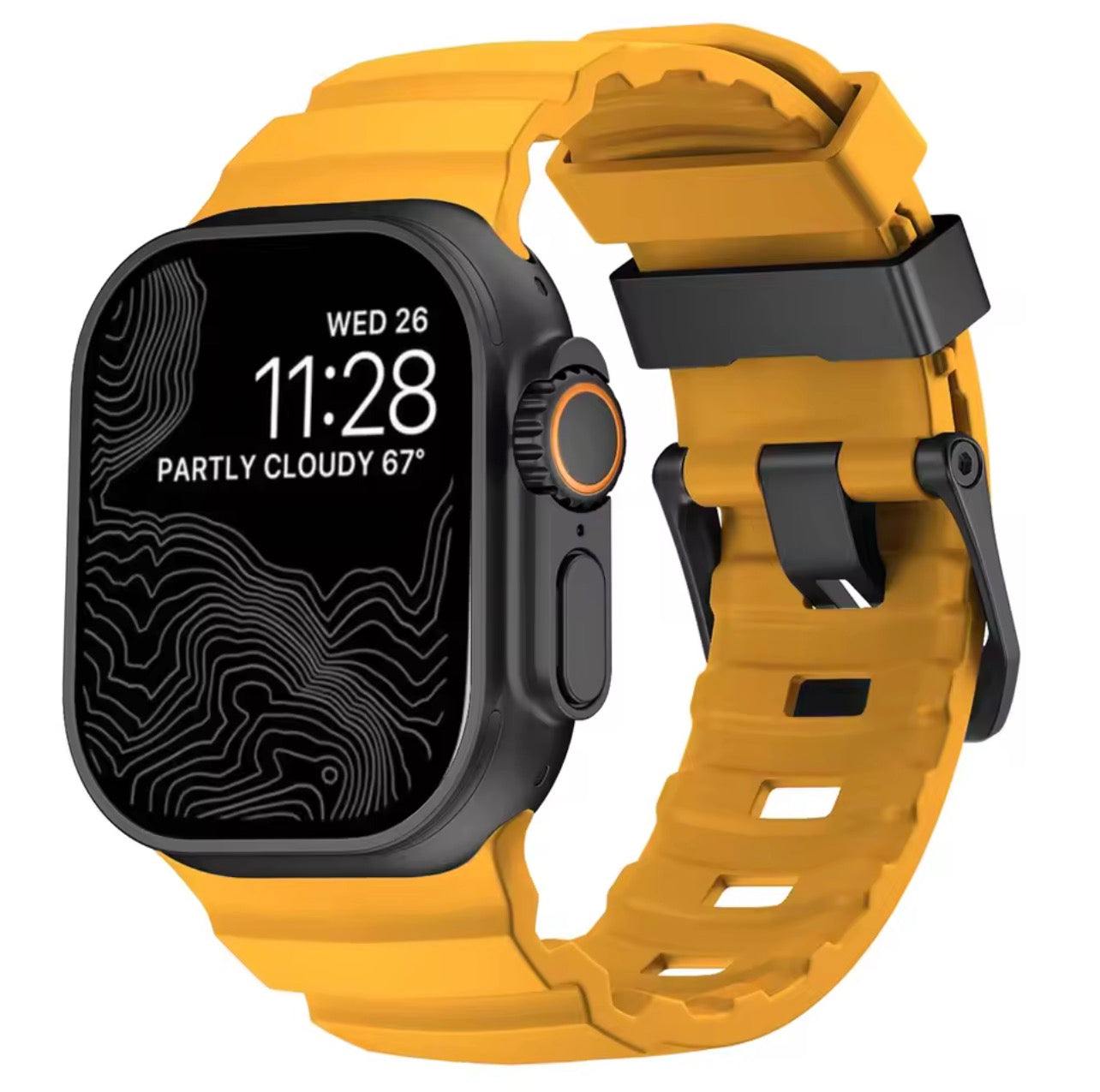 Rugged Silicone Sport Band for OG & Apple Watch